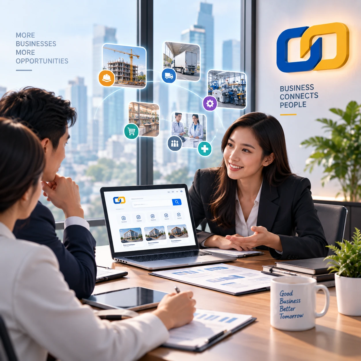 ทีมงาน ConnectBizs ช่วยเชื่อมโยงธุรกิจ